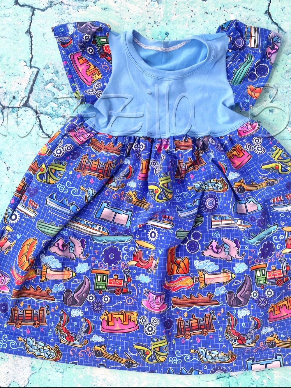 5T Theme Park Rides Dress